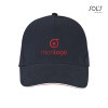 CASQUETTE PUBLICITAIRE TRICOLORE 'LONGCHAMP'