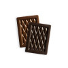 COFFRET PERSONNALISÉ DE 24 CARRÉS DE CHOCOLAT 5G ASSORTIS LPCC® 'DÉGUSTATION'