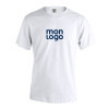 TEE SHIRT BLANC PERSONNALISABLE MIXTE 'LEYA' 130 GR/M²