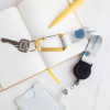 PORTE CLE PERSONNALISABLE MOUSQUETON DEROULEUR 'KILLA'