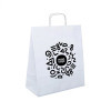 SAC ANSES TORSADEES PUBLICITAIRE 18X8X21 BLANC 'TORSI'