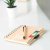 CARNET BAMBOU AVEC STYLO PERSONNALISABLE 'WHIM STICK'