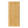 BATTERIE A PERSONNALISER EN BAMBOU A INDUCTION 5W