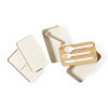LUNCH BOX COUVERCLE BAMBOU PERSONNALISABLE 'BUCATO DOUBLE'