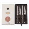 COFFRET PERSONNALISABLE DE COUTEAUX A VIANDE 'RHOS' 