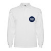 POLO PERSONNALISABLE ML HOMME BLANC 'ESTRELLO'
