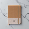 CARNET A5 PERSONNALISE PAILLE NATURELLE COTON 'BOLGA' 