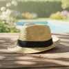 CHAPEAU DE PAILLE PERSONNALISABLE 'COBOCHIC PAILLE'