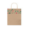 SAC DE NOËL PERSONNALISÉ EN PAPIER RECYCLÉ S,M,L 'VASKA'