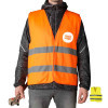 GILET DE SECURITE PERSONNALISABLE ADULTE 'FLUOSECU 4J'