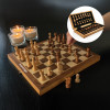 JEU ECHECS EN BOIS 'PERSONNALISABLE STRATO'