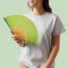 EVENTAIL PERSONNALISABLE EN BAMBOU 'FANNY BAMBOU'