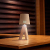 LAMPE DE TABLE PERSONNALISABLE PIEDS EN BOIS 'ITOT'