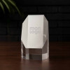 TROPHEE EN VERRE PERSONNALISE 'VICKY PRISME'