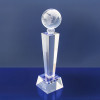 TROPHEE EN VERRE PERSONNALISE 'VICKY GLOBUS'