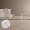 SET 4 VERRES NERVURES 25CL PERSONNALISABLE 'VIVIANE'