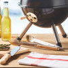 PINCE A BARBECUE ACIER ET BAMBOU PERSONNALISABLE 'CHIPO'