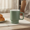 MUG PUBLICITAIRE CERAMIQUE EMPILABLE 330ML 'PAPULA'
