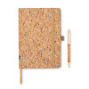 SET CARNET STYLO ET TROUSSE PERSONNALISABLE 'CORCHI'