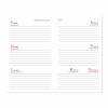 AGENDA SEMAINIER PERSONNALISE PU SOUPLE 'APRIL MINI'