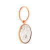 PORTE CLES EN METAL PERSONNALISE 'ANTONETTA ROND'