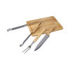 SET BARBECUE PERSONNALISABLE 4 PIECES 'RIBS'