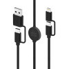 CABLE DE CHARGE PERSONNALISABLE 4 EN 1 20W 'ZIONE'