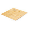 SET 4 SOUS BOCK PERSONNALISABLE PUZZLE BAMBOU 'NATIVO'