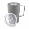 MUG ISOTHERME PERSONNALISE ACIER 470ML 'LUCIO POIGNEE'