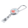 PORTE BADGE DEROULEUR PUBLICITAIRE 'SHAKI MOUSQUETON'