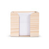 BLOC PAPIER RECYCLE PERSONNALISE 'CUBI WOOD'