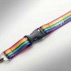 TOUR DE COU PERSONNALISABLE RPET ARC EN CIEL 'JOULYA'