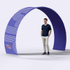 ARCHE PERSONNALISABLE DOUBLE EN ALUMINIUM 'HELLO GATE'