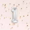 BALLON NUMERO EN MYLAR ARGENT 'NUMBERZ'