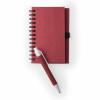 CARNET A SPIRALES AVEC STYLO PERSONNALISABLE 'CARLEY MINI'