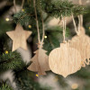 SET DE 6 ORNEMENTS BOIS PERSONNALISABLE 'HAYA'
