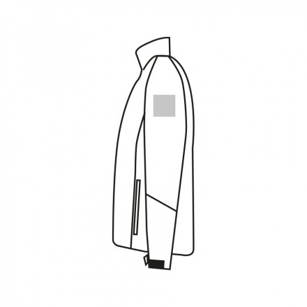 VESTE PUBLICITAIRE ZIPPÉE SOFTSHELL HOMME 'RELAX' 340 GR/M²