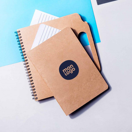 CARNET RECYCLÉ PUBLICITAIRE A5 'ISIS'