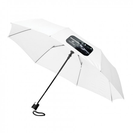 PARAPLUIE PERSONNALISÉ PLIABLE TEMPÊTE AUTOMATIQUE EN QUADRICHROMIE 'WESTPORT'
