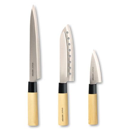 SET DE 3 COUTEAUX JAPONAIS