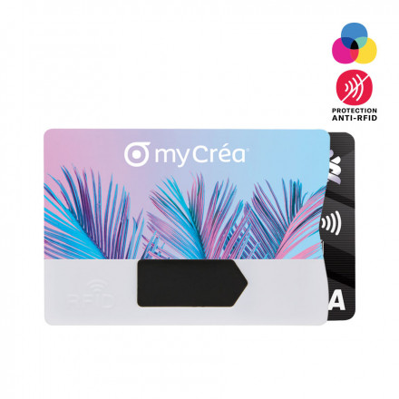 PORTE CARTES PROMOTIONNEL ANTI RFID QUADRI 'ENSURE'