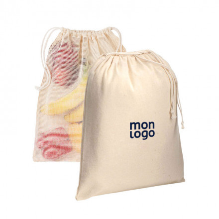 POCHETTE EN FILET COTON PERSONNALISE 'LAMBA'
