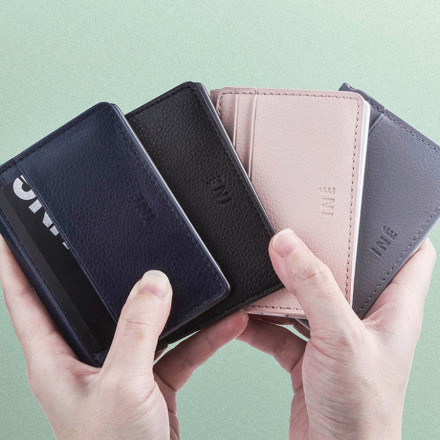 PORTE CARTES RECYCLÉ AVEC POWERBANK 3 000 MAH PERSONNALISÉ XOOPAR® 'INE'