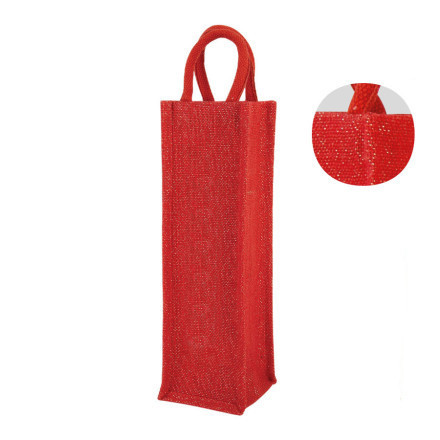 SAC A BOUTEILLE EN JUTE PERSONNALISABLE 'VIENNA'