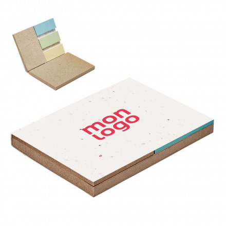 BLOC NOTES ET MARQUE PAGES PERSONNALISE 'GRAINUS'