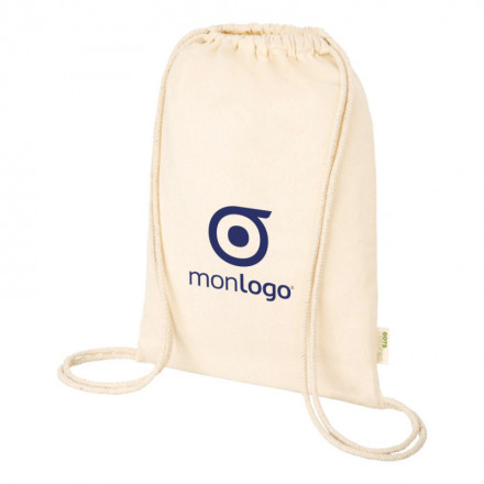 SAC À DOS PUBLICITAIRE EN COTON BIO 100 GR/M² 'PAPEY'