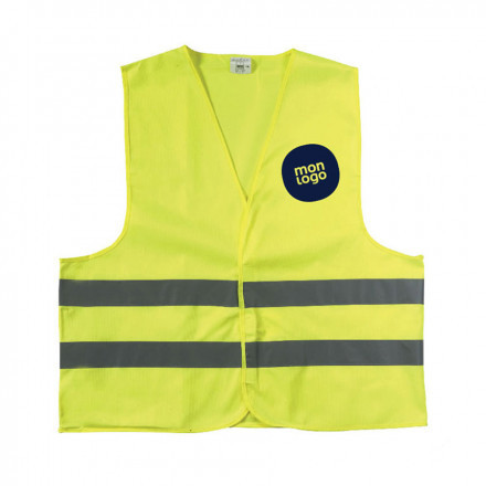 EXPRESS 72H   GILET DE SÉCURITÉ PUBLICITAIRE ADULTE 'FLUOSAFE'