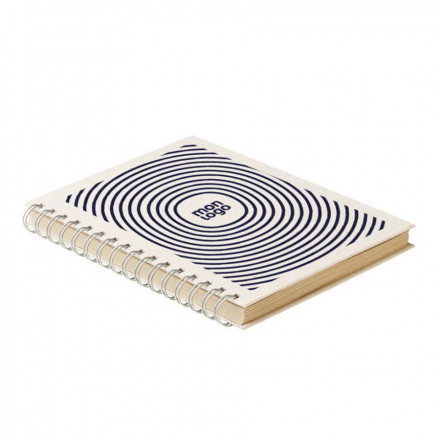 CARNET À SPIRALE PERSONNALISÉ PAPIER D'HERBE 'RITAU'