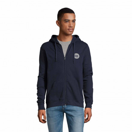 SWEAT ZIPPÉ PERSONNALISÉ À CAPUCHE MIXTE 'STONE' FABRICATION RAPIDE 4J