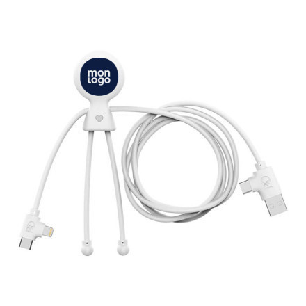 CÂBLE PERSONNALISÉ XOOPAR® 'MR BIO LONG CARPLAY' 